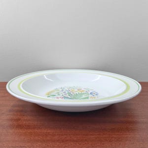 Gustavsberg Frösö. Rare deep plate. Designed by Stig Lindberg, Sweden 1950s.