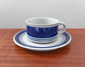 Vintage Signe Persson-Melin Höganäs Öresund Tea Cup with Saucer