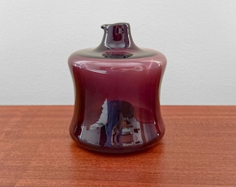 Rare Vintage Timo Sarpaneva 2509 Purple Stackable Glass Bottle