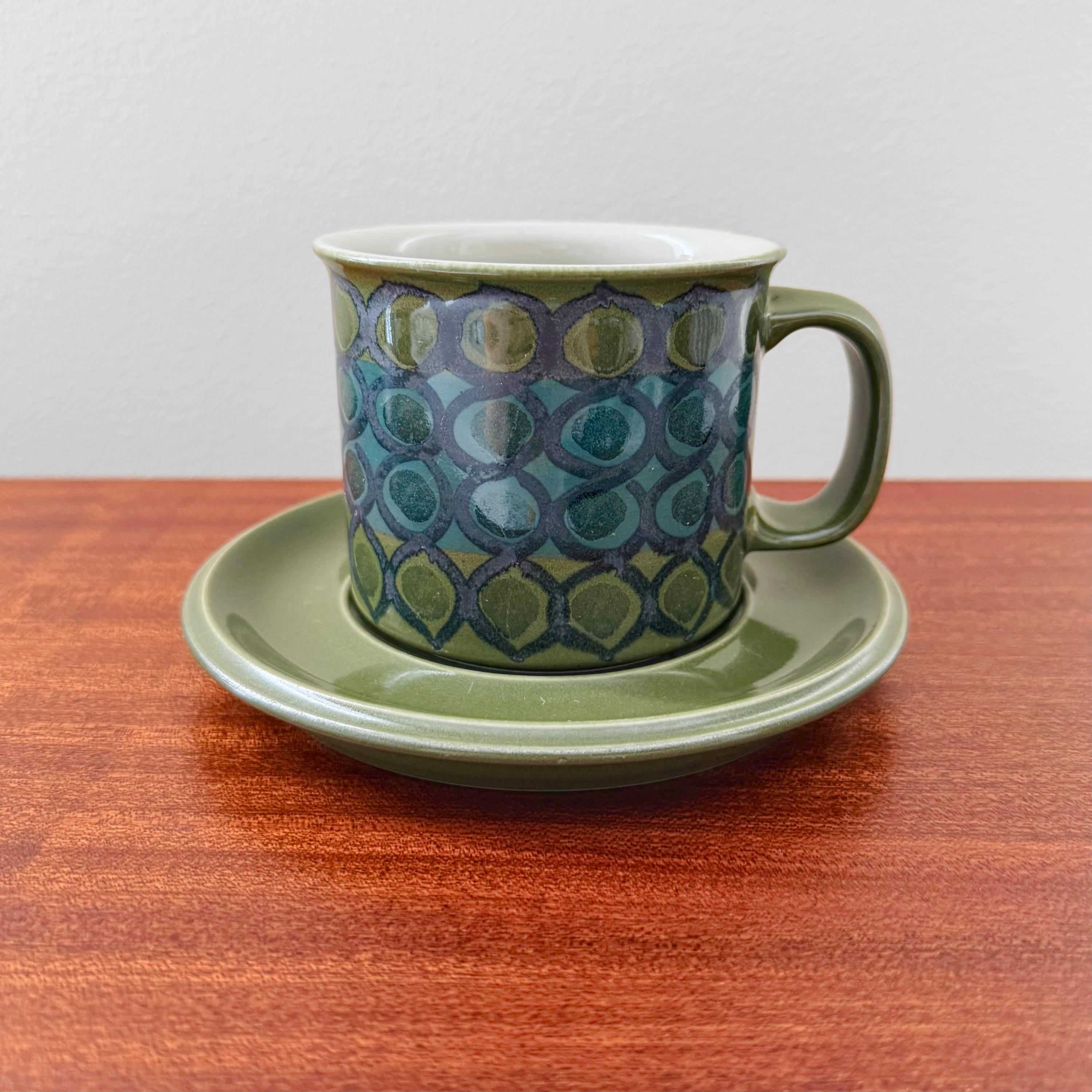 置物 ARABIA HLA Buy Arabia HLA Flower Tea Cup Green Flower 0,28 l - Vintage - nordajyo
