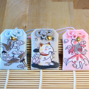 Japanese OMAMORI Safety & Happiness Lucky Charm / Talisman Lucky Amulet ...