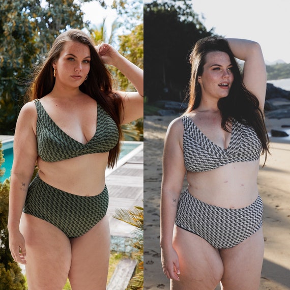 Plus Size Bikini Set Brazilian Swimsuit Sustainable Swimwear - Etsy
