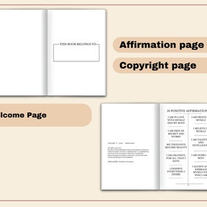 KDP Canva Editable Template; Daily Affirmation and Gratitude Journal ...