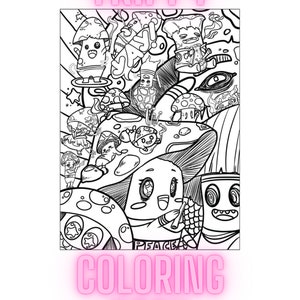 30 pagina&#39;s psychedelische Trippy volwassen kleurboek - digitale Instant Download - afdrukbaar