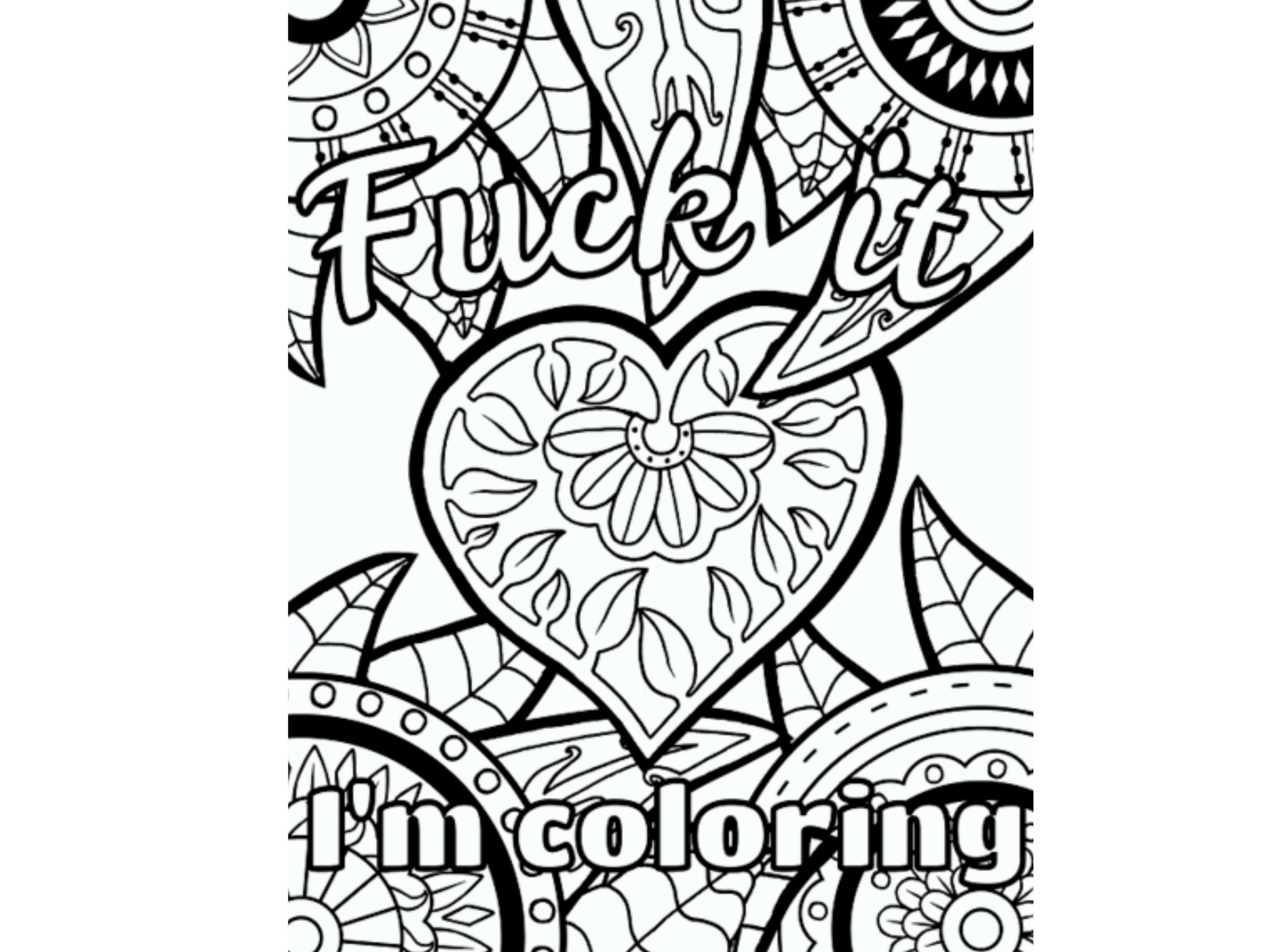 Fuck Off, I'm Coloring: The Complete Collection: De-stress With Over 200 Insulting Coloring Pages [Book]