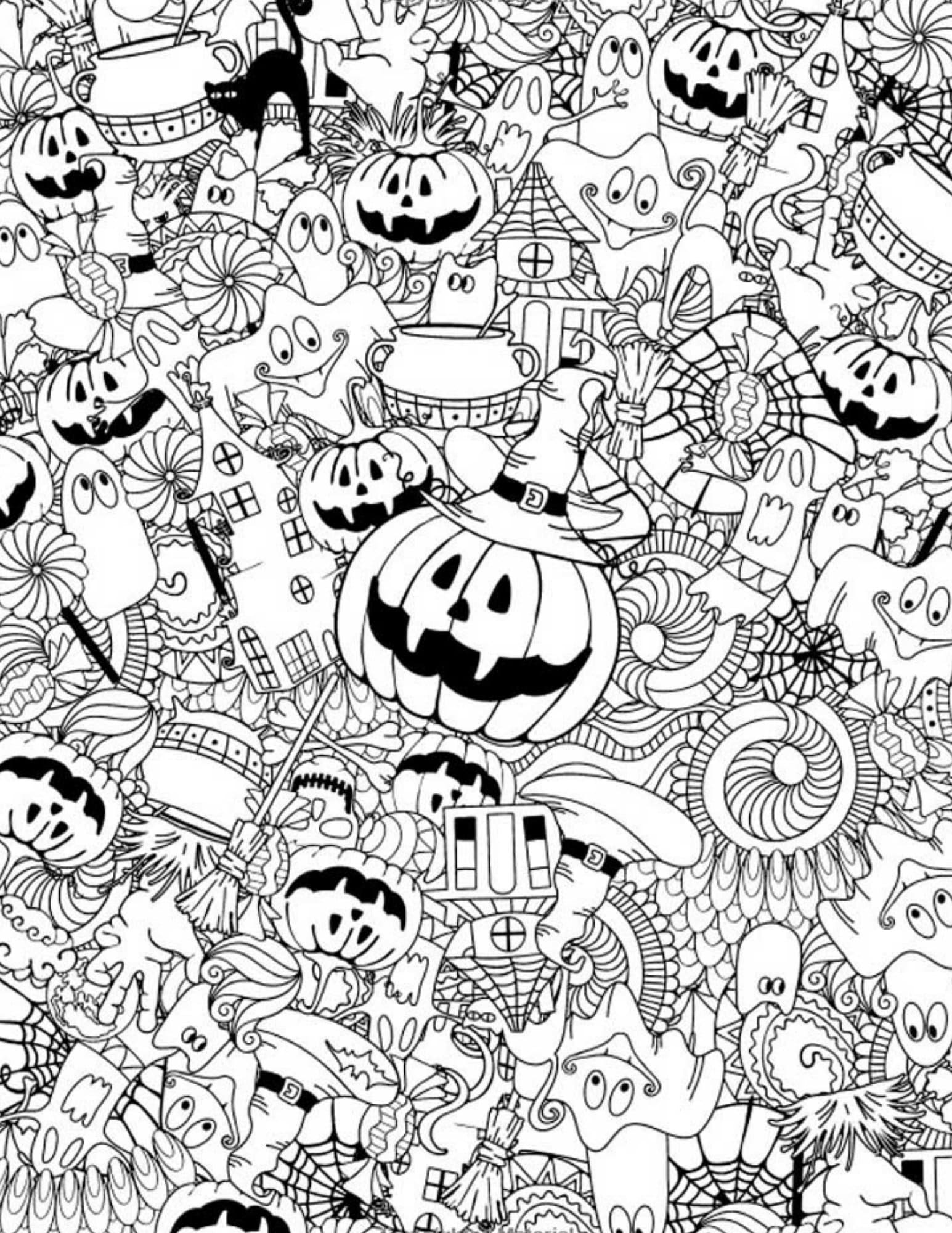 40 Page this is Halloween Coloring Book - Etsy