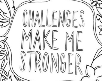40 PAGE- Stress Relief Adult Coloring Book- Digital Download / Instant Download