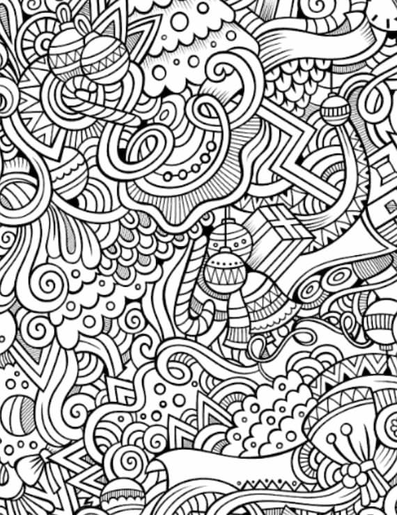 Adult Stress Relieving Coloring Books- Patterns - Personalization Available