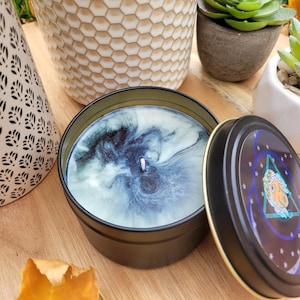 Caribbean Teak-wood 8oz Candle – Handcrafted Soy Candle, Earthy & Warm Aroma, Non-Toxic, Eco-Friendly Home Decor, Aromatherapy Candle&quot;
