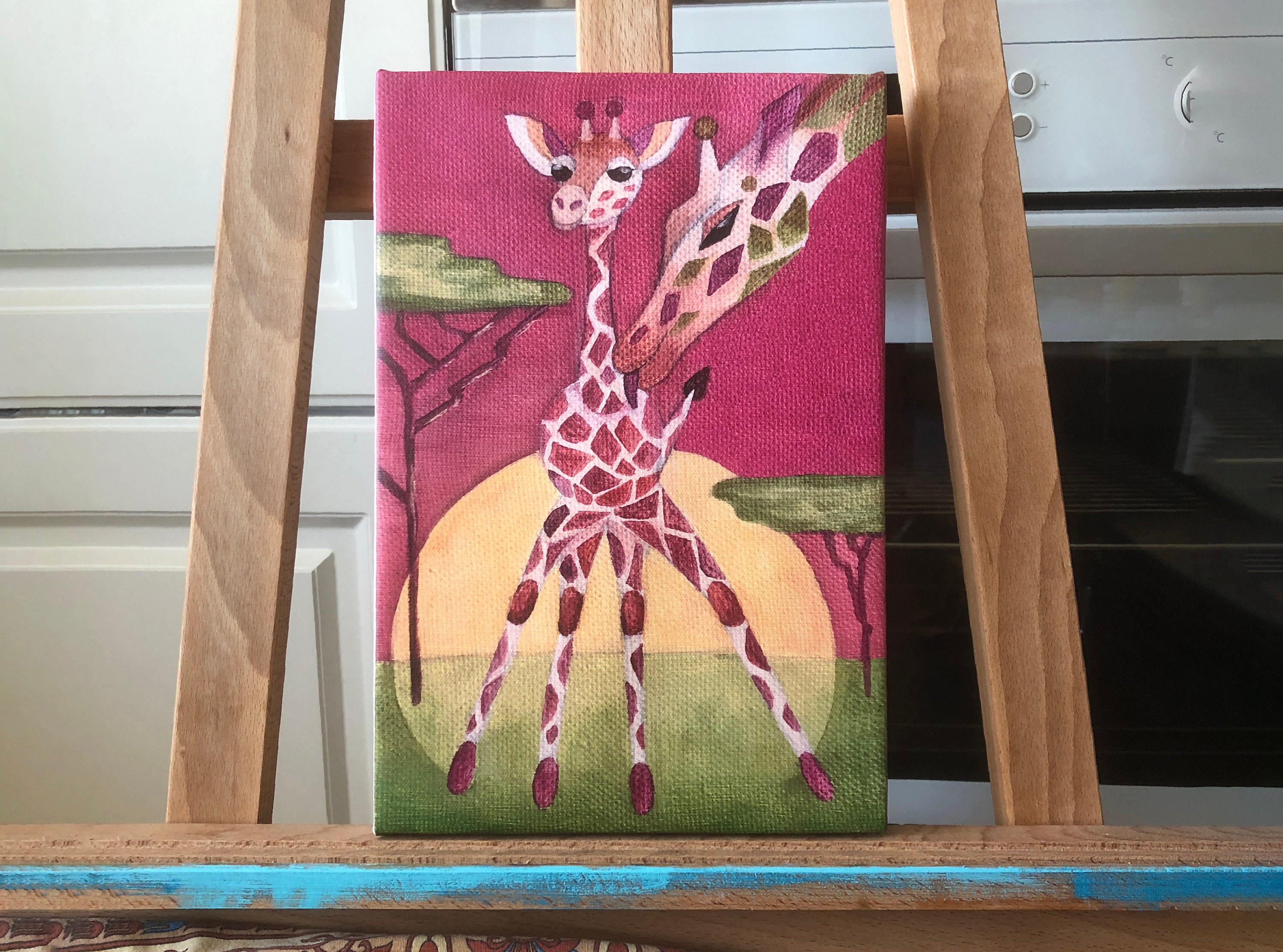 Safari Kinderzimmer Deko Mädchen Babyzimmer Dekor Giraffe | Etsy