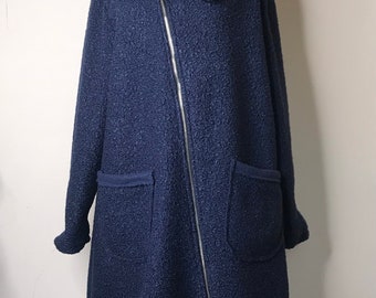 navy duster coat uk
