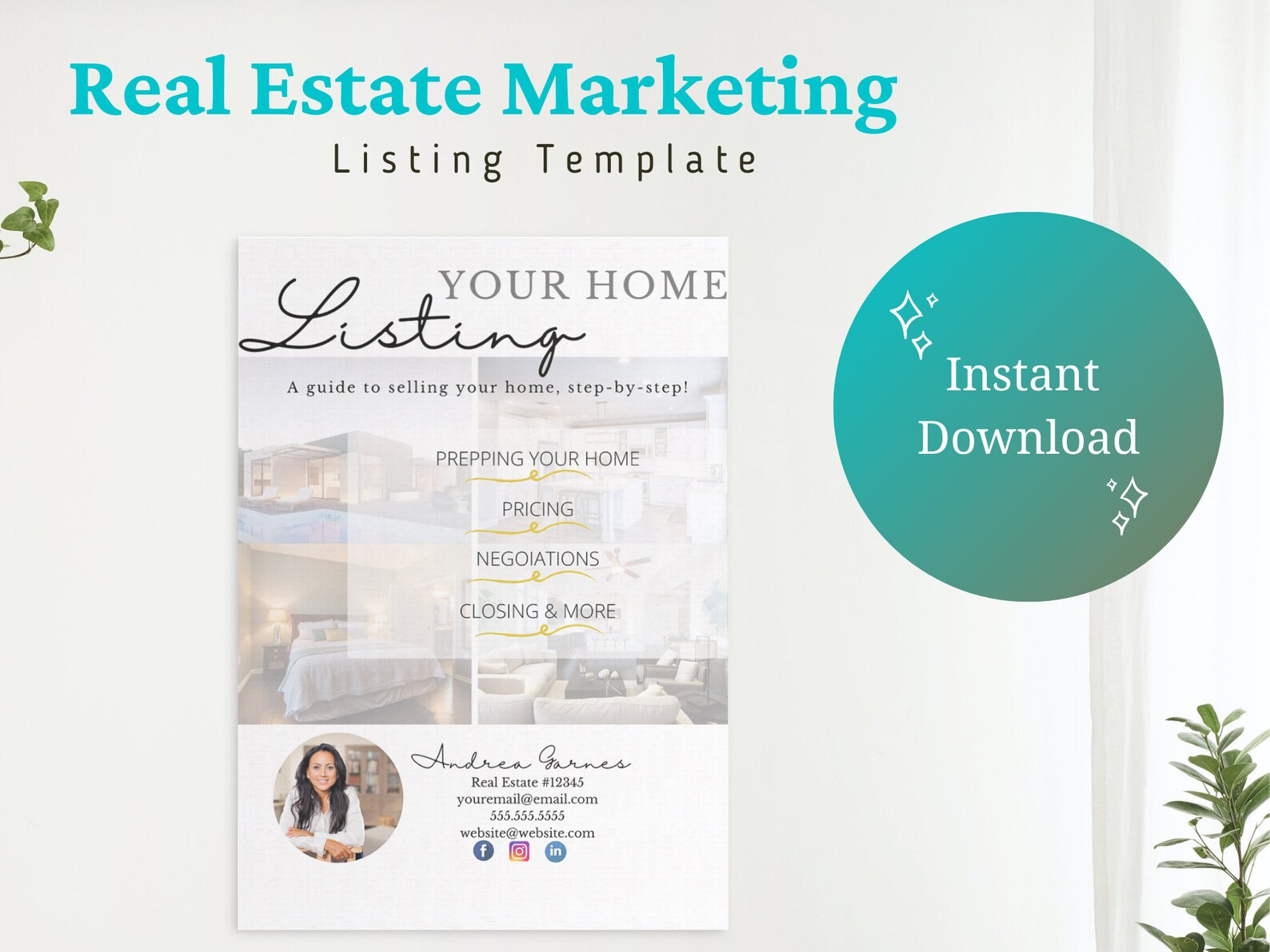 Real Estate Marketing Listing Your Home | Etsy