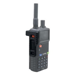 Baofeng UV-5RM/5RM Plus 無線プッシュ ツー トーク ガード: 3D プリント保護、取り付け簡単 PTT ケージ、5RM アマチュア無線に適合