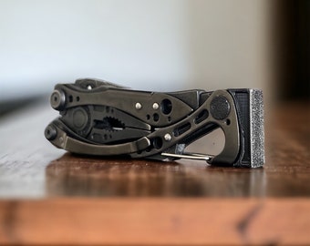Testa di martello Leatherman Skeletool, accessorio per la sopravvivenza con testa d'impatto stampata in 3D, articolo da regalo