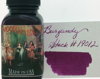 Noodler's Burgundy Ink (Pink- Purple ) 3oz (90ml)