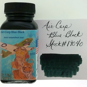 Noodler&#39;s Aircorp Blue-Black Ink 3oz (90ml) + Free 3ml Fountain pen Ink Sample