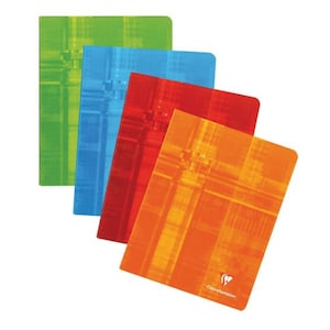 Clairefontaine Classic Staplebound - Lined A4 8 1/4 x 11 3/4&quot; - Assorted