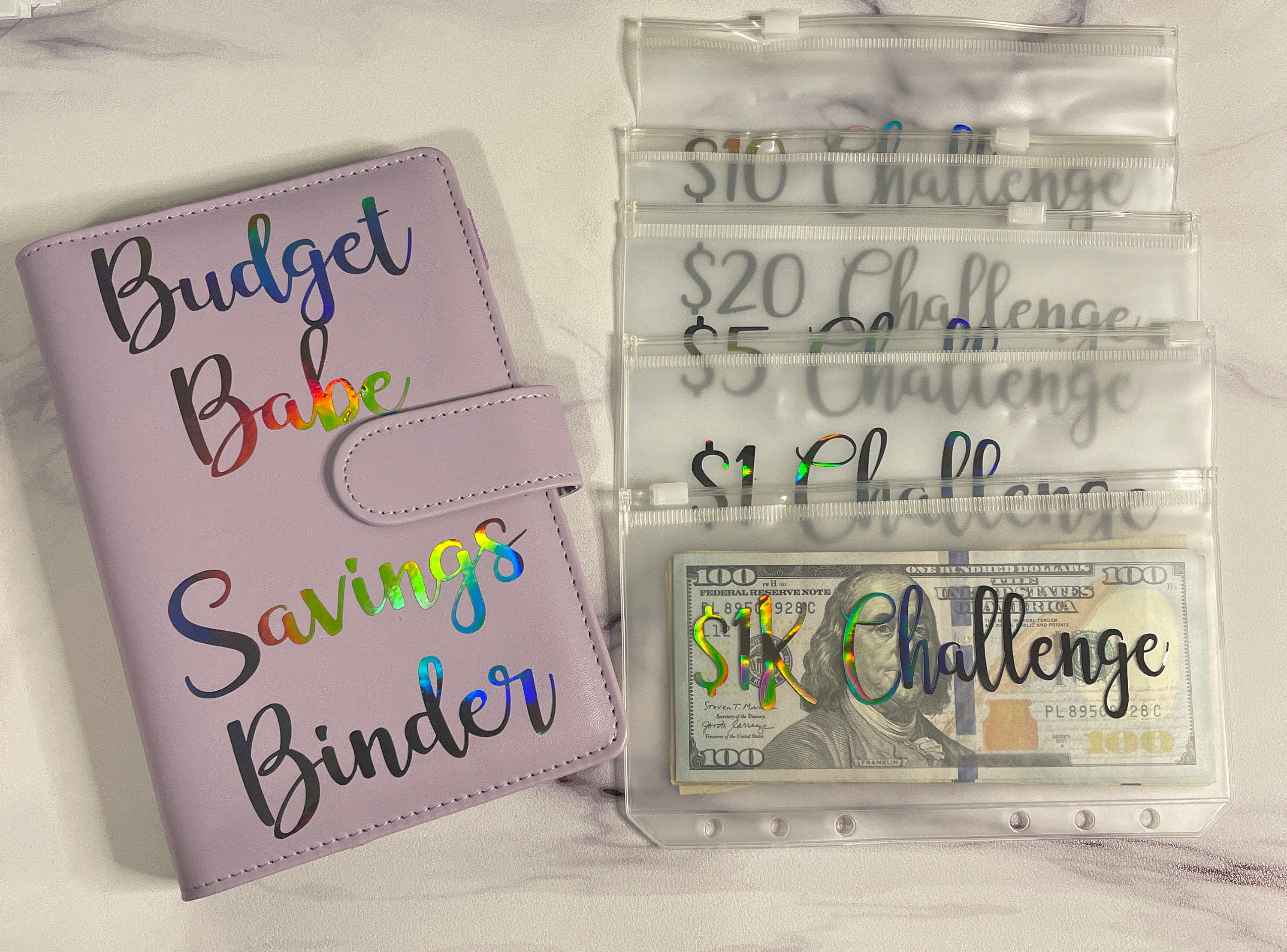 Custom Savings Challenge Binder Budget Binder Cash Etsy Canada