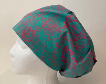 Euro style OR/ surgical/ scrub cap variety with pink designs