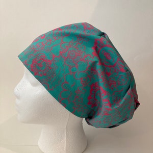 Euro style OR/ surgical/ scrub cap variety with pink designs