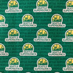 Euro style OR/ surgical/ scrub cap Seattle SuperSonics