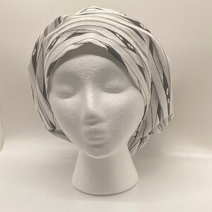 Euro style OR/ surgical/ scrub cap mummy eyes glow Halloween image 2
