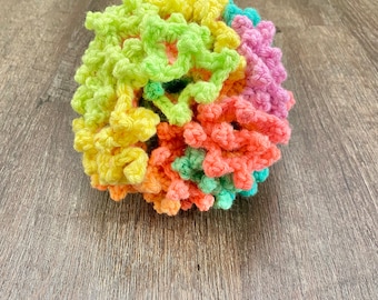 Rainbow Crochet Fidget Spinner: Sensory Toy for Anxiety & ADHD