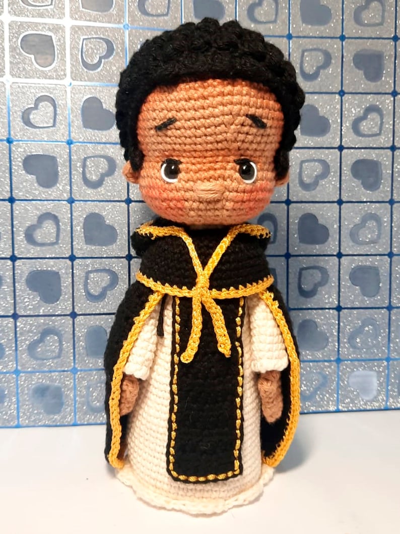 Saint Martin de Porres Amigurumi Pattern image 2