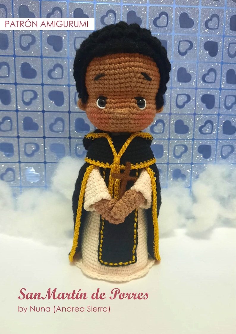 Saint Martin de Porres Amigurumi Pattern image 1