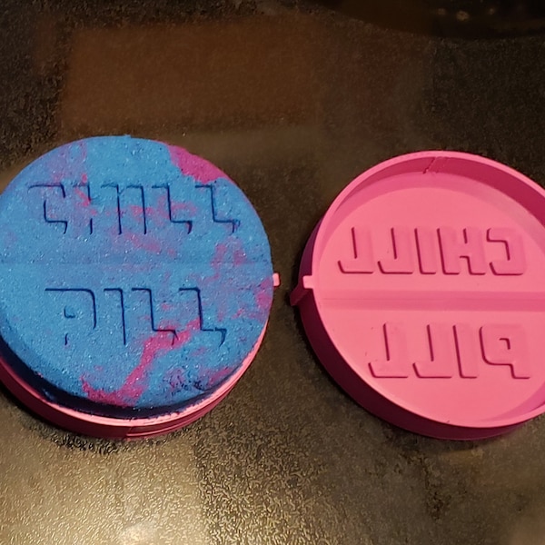 Chill Pill Bath Bomb Mold