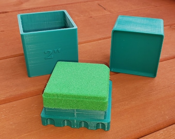 Square puck/tablet Bath Bomb/Soap/Shampoo/Conditioner Mold, Effortless to use, 1"-3.5" sizes available