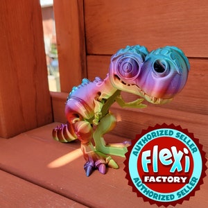 Articulated T-Rex - Perfect for Dinosaur Enthusiasts - 3D Printed Fidget Toy
