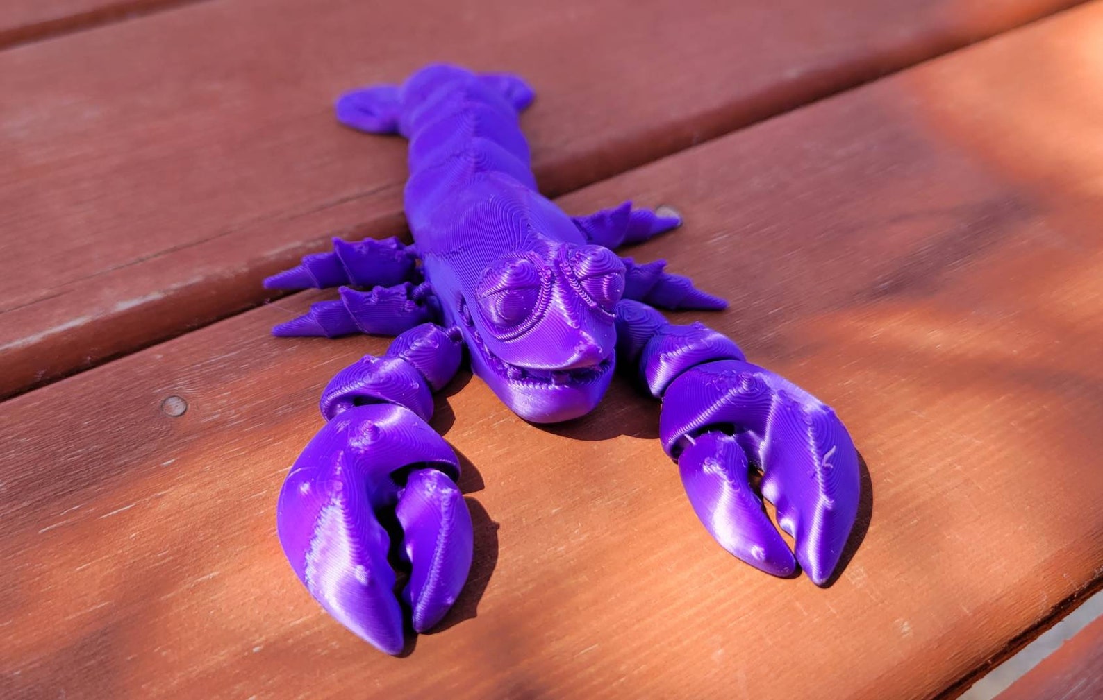 Articulated Lobster Flexible Lobster Toy Flexi Factory Etsy