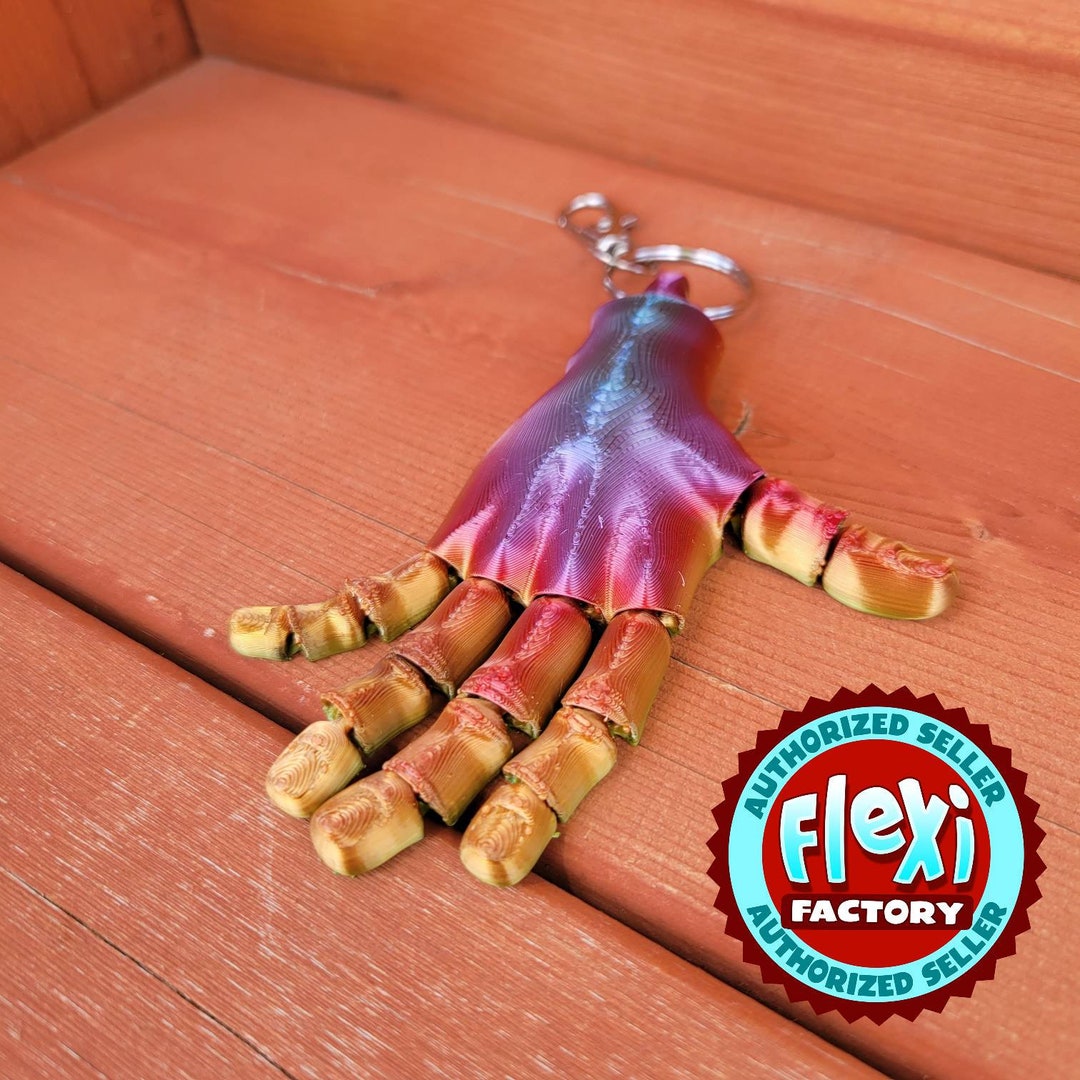 Articulated Hand Keychain A Unique and Functional Accessory 3D Printed