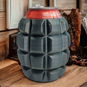 3D Printed Grenade Koozy - Works Great!