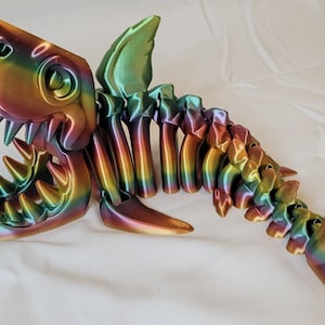 Articulated/Flexible Skeleton Shark Toy, Flexi Factory Authorized Reseller, Fun Fidget Toy for Kids