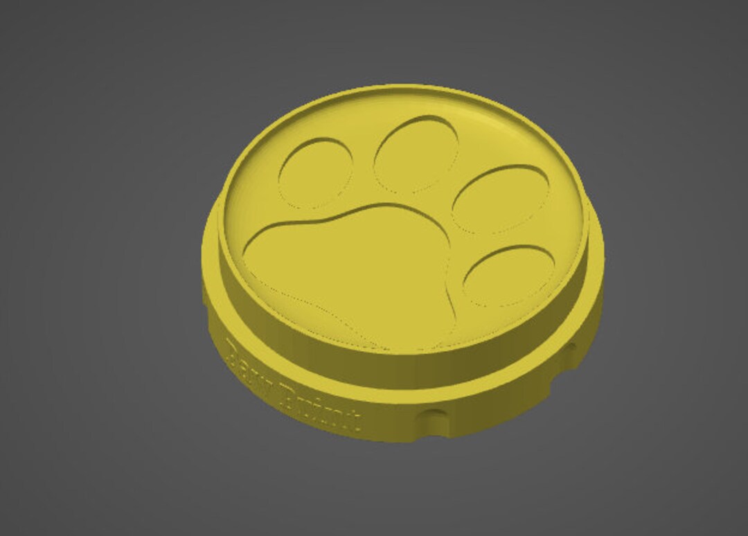 Paw Print Puck/tablet Bath Bomb/soap Mold, shampoo, Conditioner Etc Etsy