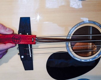 Acoustic Bass/Guitar Bow by Guitar Hu Cello or Upright Bass bow sow from Acoustic Bass or Guitar. Gifts for Bass Player