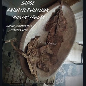 Pattern Sewing Video ~ Primitive Grungy Fabric~ Autumn Leaves Tutorial ~ Instant Download~ Early Goods Antique Drab Vintage Folk Art Country