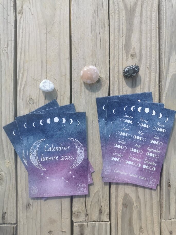 Calendrier Lunaire 2022, Phases de La Lune en 2022