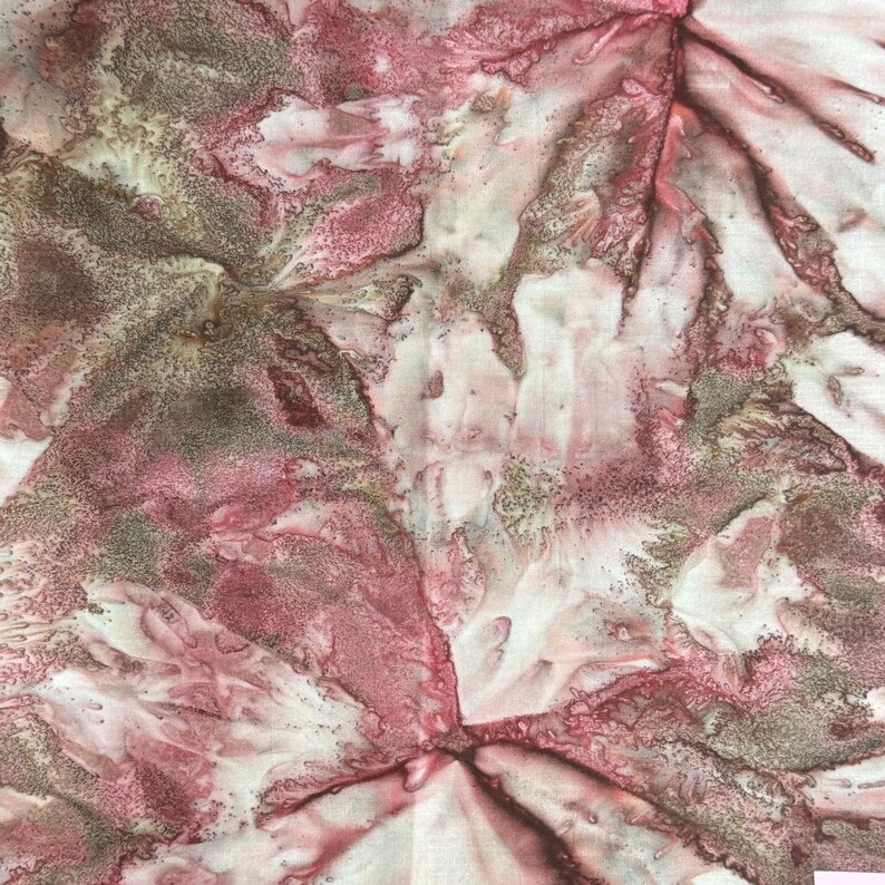 Retro Batik Vintage Batik Cotton Watercolor Floral Fabric Cut BTY - Etsy
