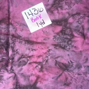 Batik Fabric - 1 Yard, Beautiful Purple Patterns