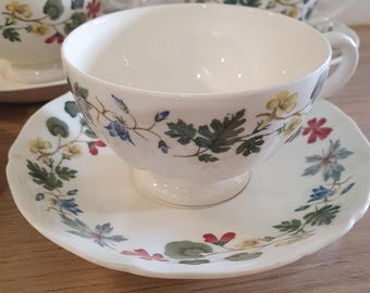 Wedgwood Richmond cup and saucer x 5