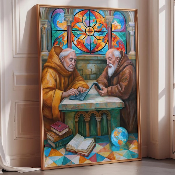 Programmer Painting - Etsy