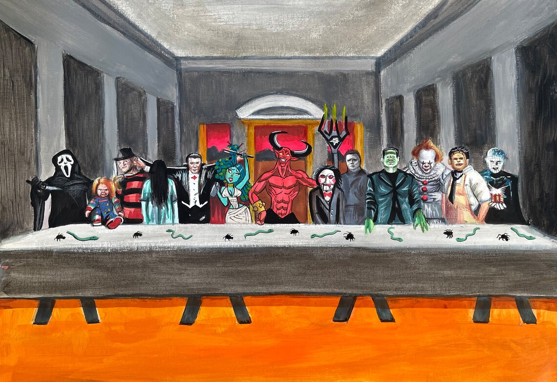 The Last Supper: Horror Edition - Etsy