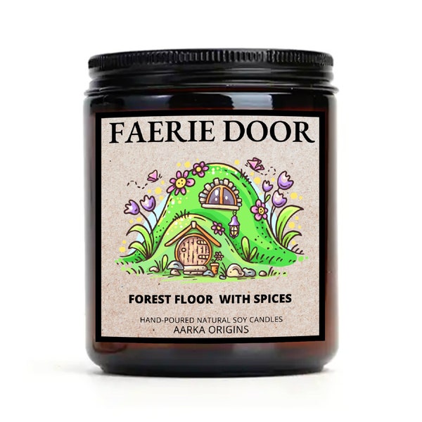 Faerie Door Candle, Book Lover Candle, Faerie Inspired, Bookish Gifts, Book Candle Gift, Spring, Summer
