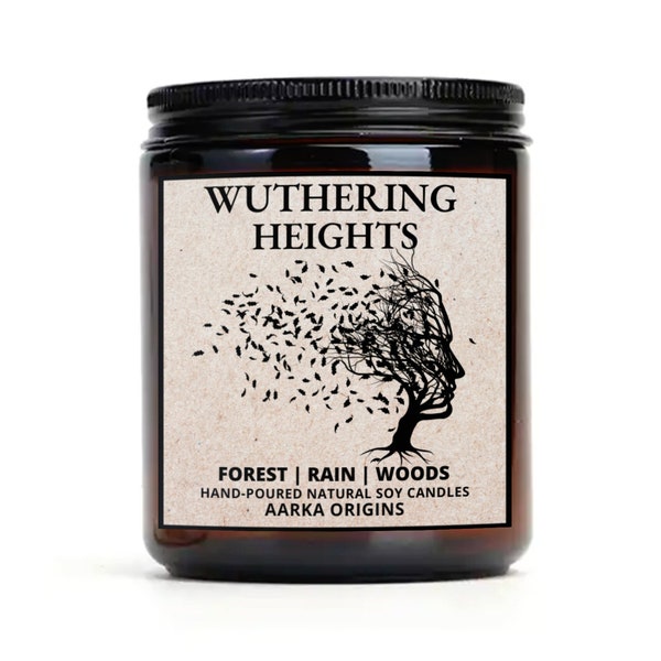 Wuthering Heights- Bronte Inspired Vegan Soy Candles | Book Lover Candle - Literary Gifts | Emily Bronte | The Bronte Sisters | Wax Melts