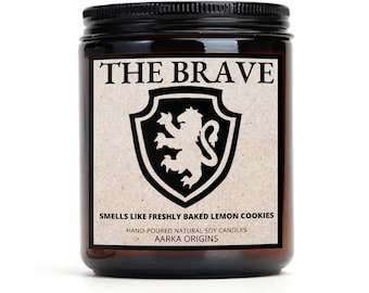 The Brave soy candle, Wizard Inspired, Bookish Candle, Literary Candle, Gift for readers, Bookworm gifts, gothic, horror, spooky, Fantasy