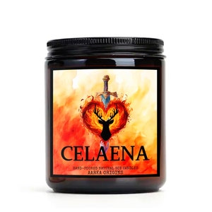 Celaena Soy candle, Officially Licensed Throne of Glass Sarah J. Maas Candles, bookish candles, wax melts, gifts for readers