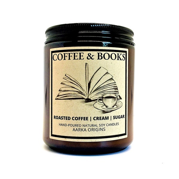 Book Scented Candle Etsy